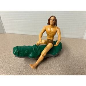 Tarzan Burroughs McDonalds 1999 Disney Movie 5" Action Figure Green Tree Branch
